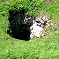  <p><small>Doline (emposieu) sur les crêtes<br class='manualbr' />du Jura vaudois <small><i>(aqueduc.info)</i></small></small></p>
