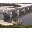 Le Pont d'Avignon restitué en 3D avec ses 22 arches sur le Rhône